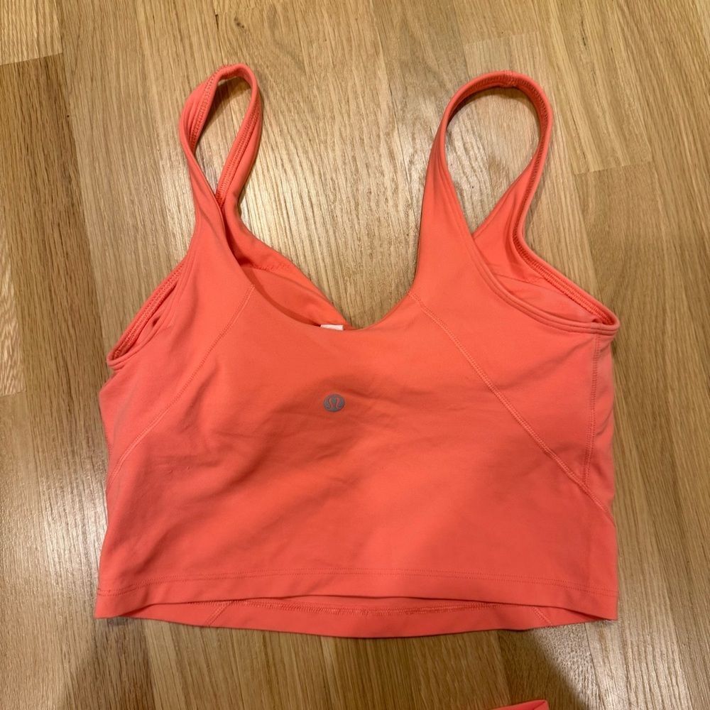 Lululemon Athletica Align Tank Top & Align Shorts Raspberry Cream - Picture 5 of 7